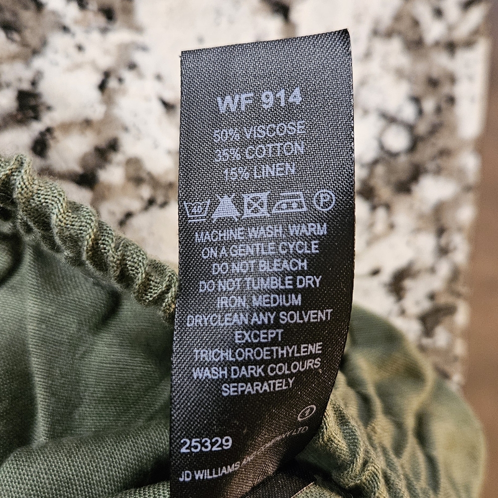 Bare Anthology Olive Wide Leg Pants - Picture 6 of 6